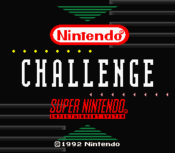 1992 Nintendo Campus Challenge Title Screen