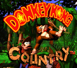 Donkey Kong Country Title Screen