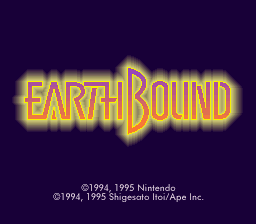 EarthBound Title Screen