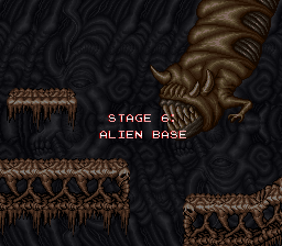 Contra 3 Stage 6 Map Title