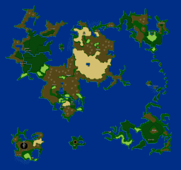 Final Fantasy Thumbnail II Overworld Map