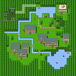 Final Fantasy II Thumbnail Town of Toroia Map