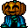 Pumpkin Head - Lufia II SNES Super Nintendo Sprite