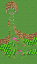 Secret of Mana Thumb - Gaia's Navel and Haunted Forest Path Map BG